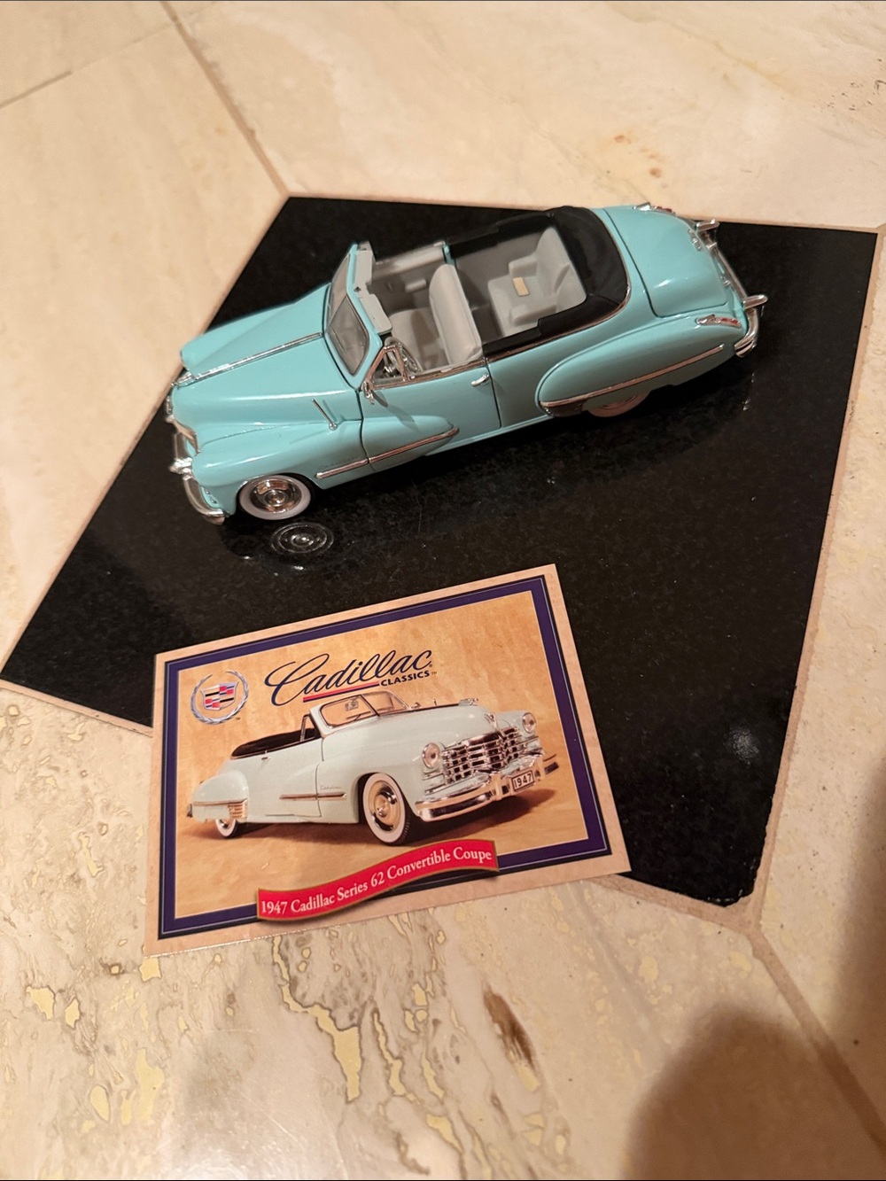 Vnt. Diecast 1947 Cadillac Series 62 Convertible Coupe, National Motor  Museum